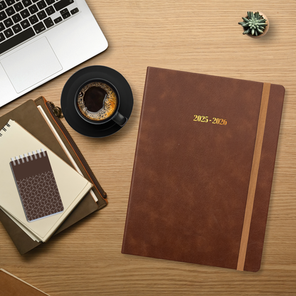 2026 Jan-Dec A4 Leather Appointment Book