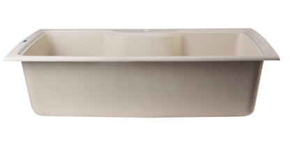 ALFI brand AB3520DI 35" Drop-In Single Bowl Granite Composite Kitchen Sink