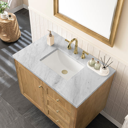 Laurent 36" Single Vanity Cabinet, Light Natural Oak