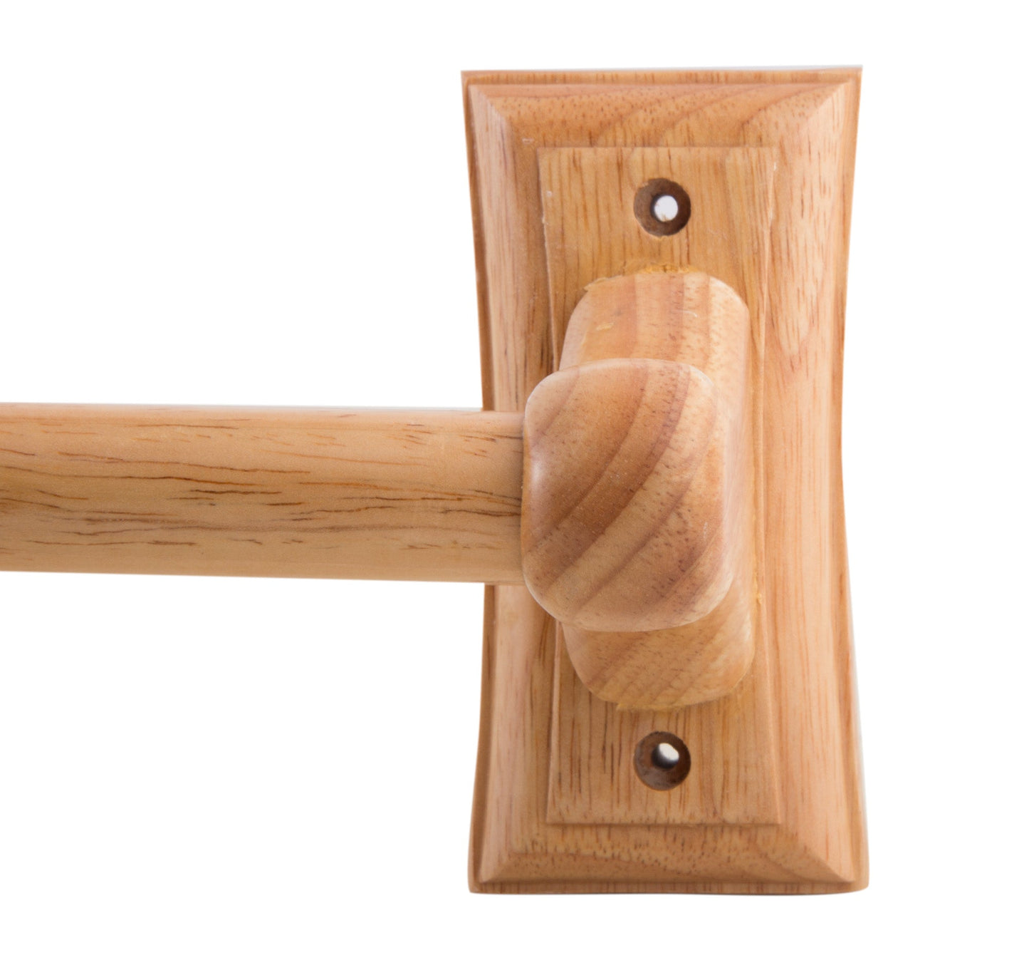 ALFI brand  AB5505 24" Double Rack Wooden Towel Bar Bathroom Accessory
