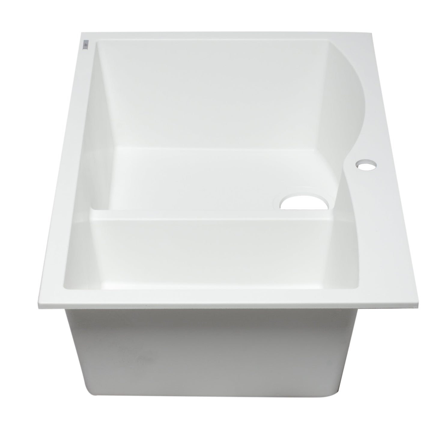 ALFI brand AB3320DI 33" Double Bowl Drop In Granite Composite Kitchen Sink