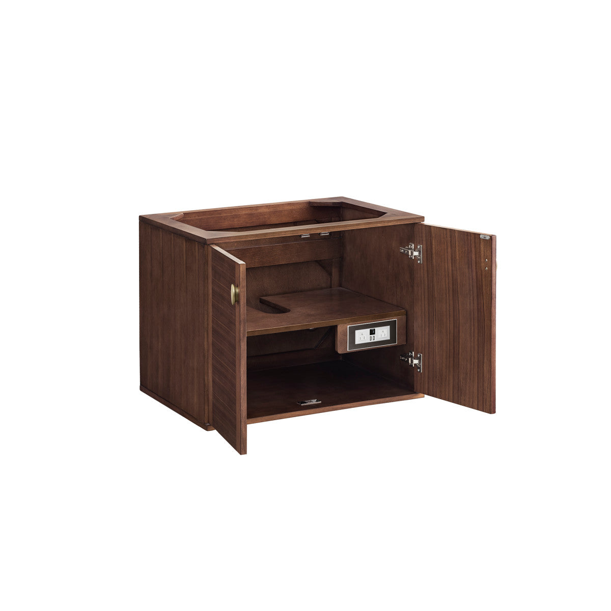 Amberly 30" Single Vanity Cabinet, Mid-Century Walnut
