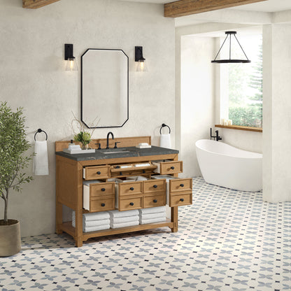 Malibu 48" Single Vanity, Amber Birch