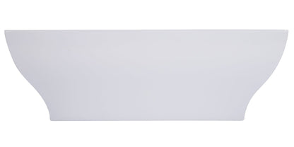 ALFI brand  AB8840 67 inch White Rectangular Acrylic Free Standing Soaking Bathtub