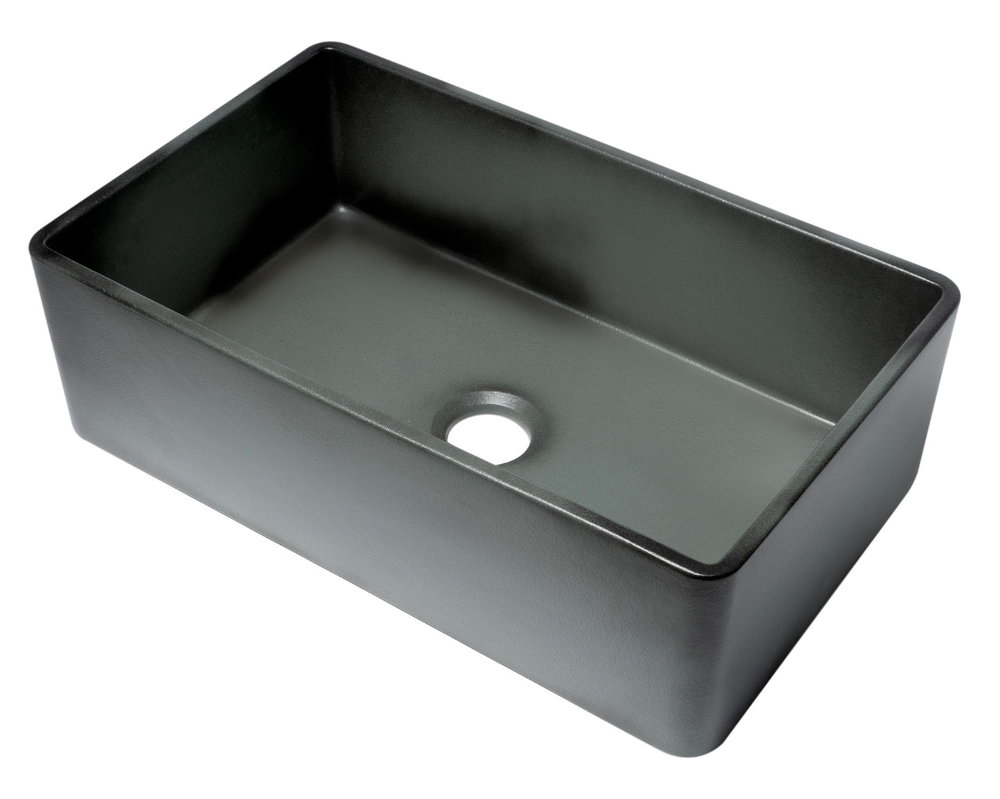 ALFI brand  ABCO3320SB Concrete Color 33 inch Reversible Single Fireclay Farmhouse Kitchen Sink