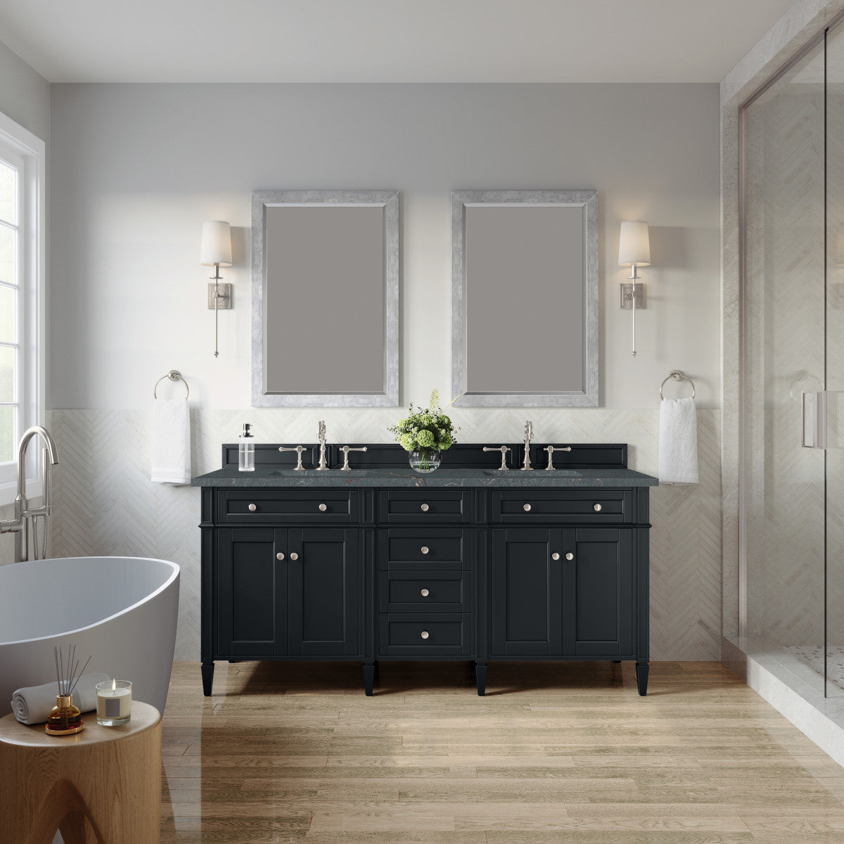 Brittany 72" Double Vanity Cabinet
