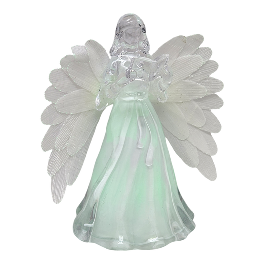 Lighted Acrylic Angel - Singing