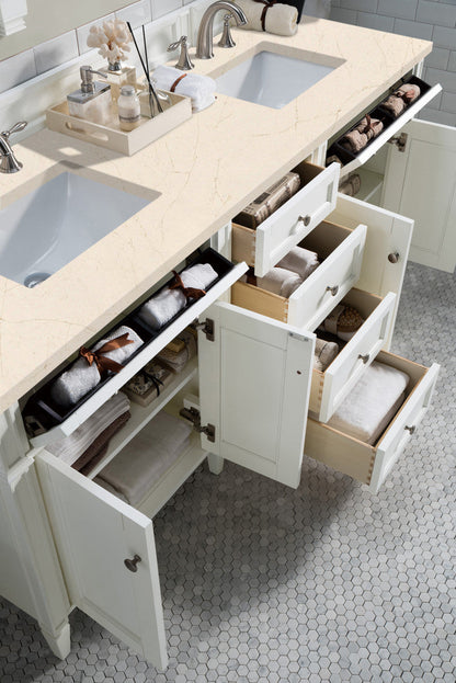 Brittany 72" Double Vanity in Bright White