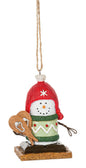 S’mores Buddy Snowshoeing Ornament