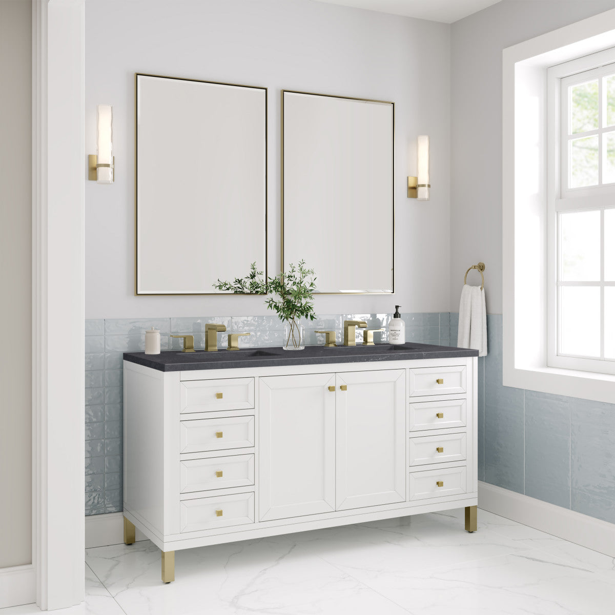 Chicago 60" Double Vanity