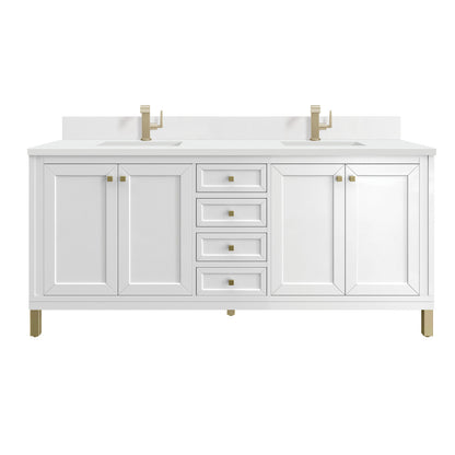 Chicago 72" Double Vanity Cabinet
