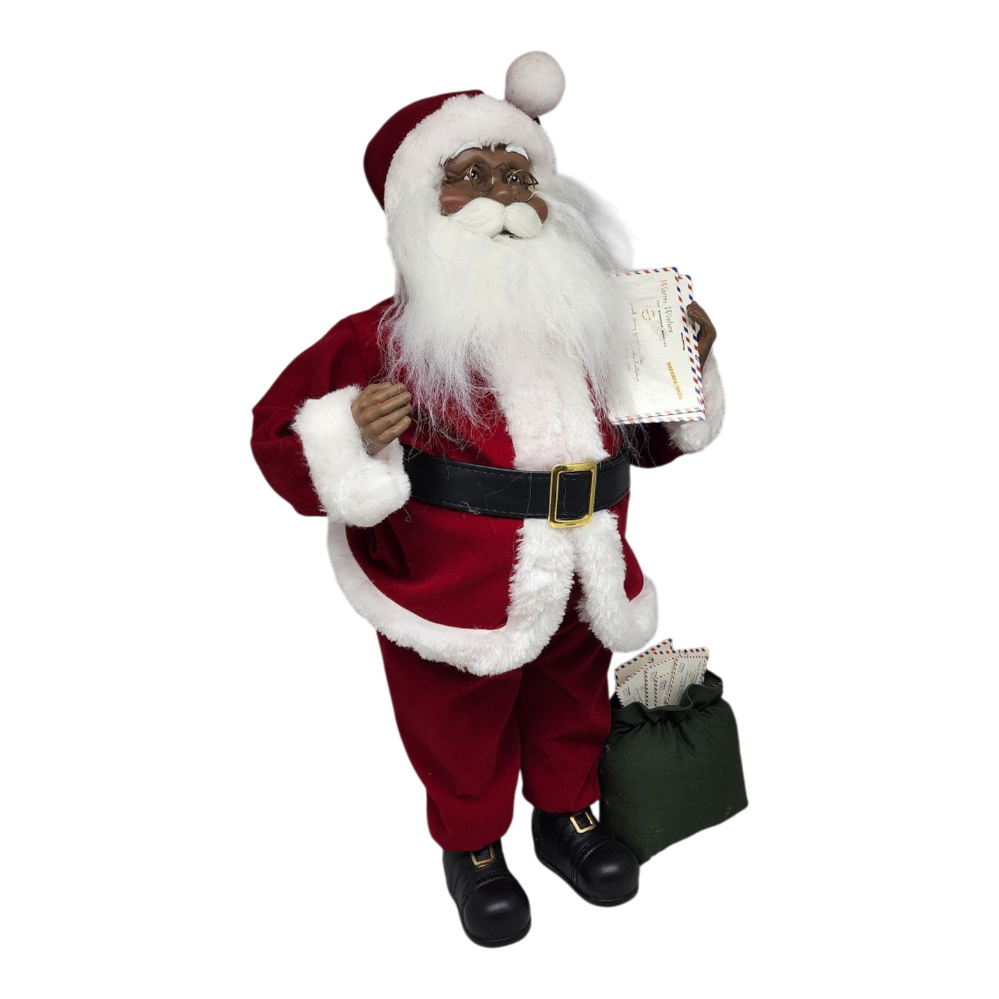 Special Delivery African American Santa - 18 Inch