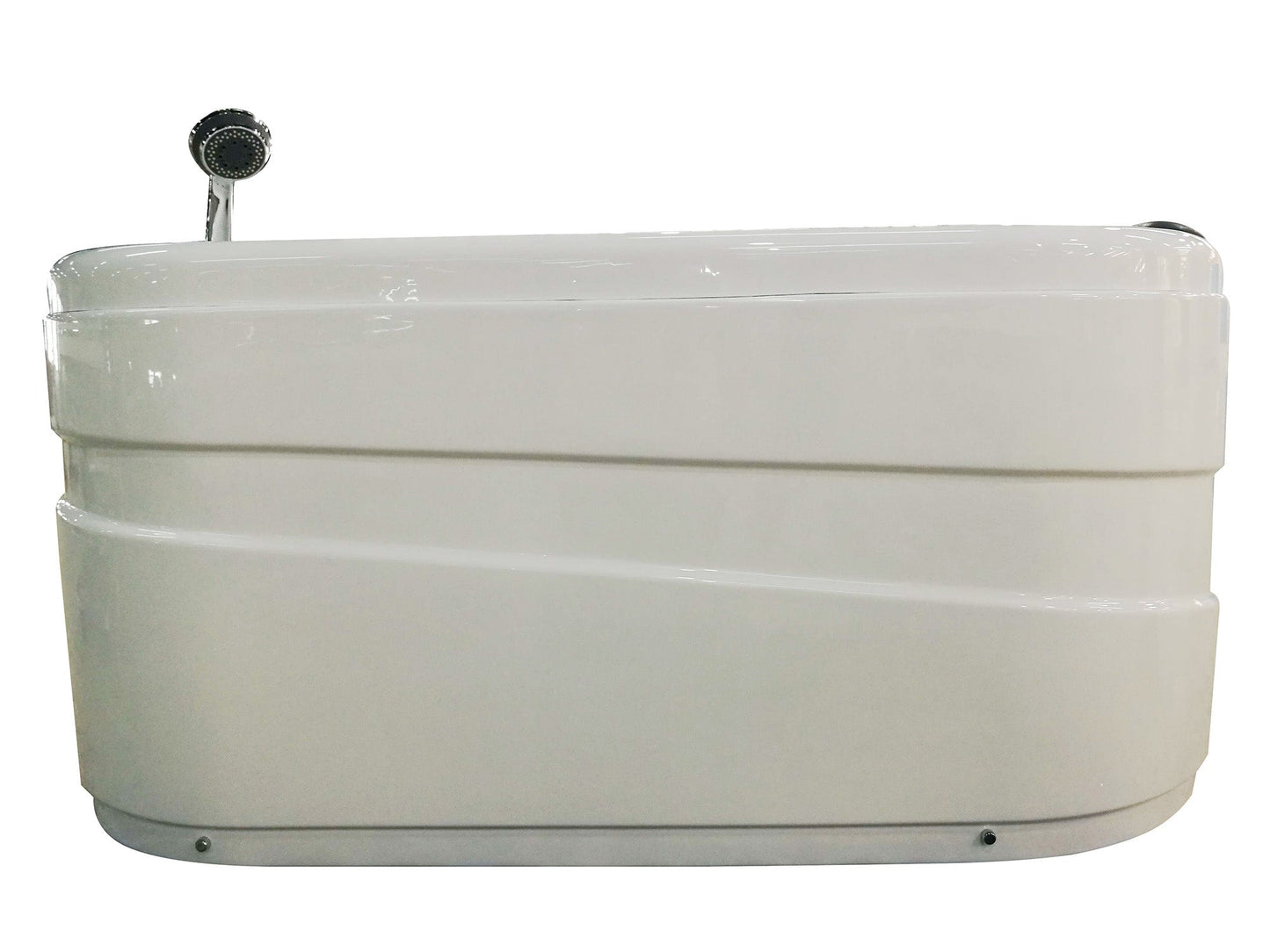 EAGO AM175-L  5" White Acrylic Whirlpool Bathtub - Drain on Right