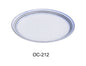 Yanco OC-212 Ocean 12" X 1 1/8" COUPE SHAPE OVAL PLATE | Kitchen + Metal
