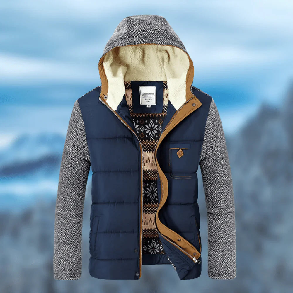Men's Cotton Padded Hooded Jacket - MOQ 200pcs