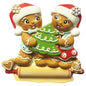 Nostalgic Gingerbread Family of 2 Ornament
