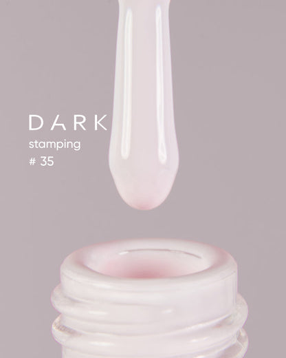 DARK STAMPING POLISH MILK PINK №35, 8 ML  Article : S035