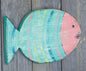 Painted Wooden Wall Fish Hanging - 3 Styles