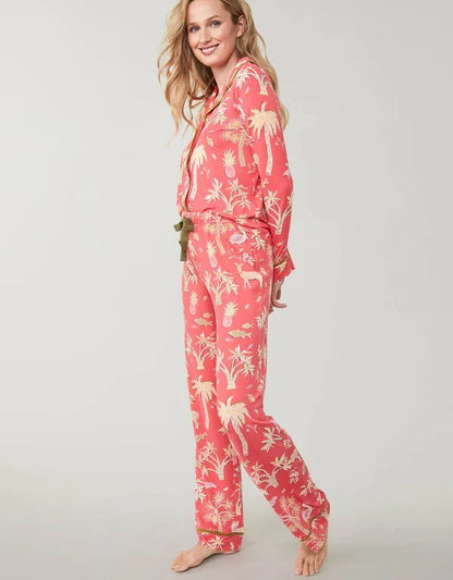 Pajama Pant Lowcountry Fauna Red