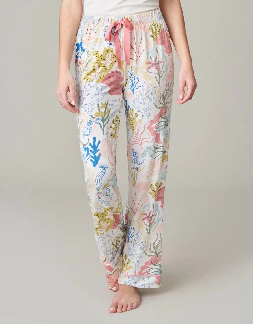 Pajama Pant - Seafoam Mermaids