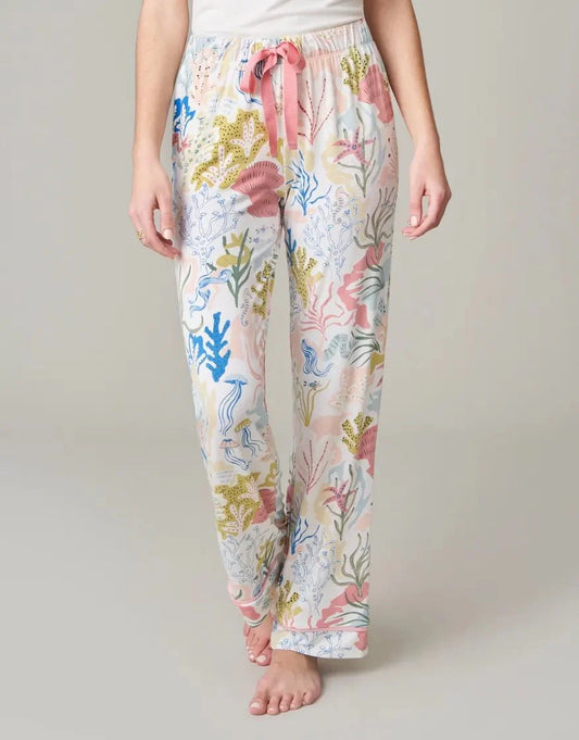 Pajama Pant - Seafoam Mermaids