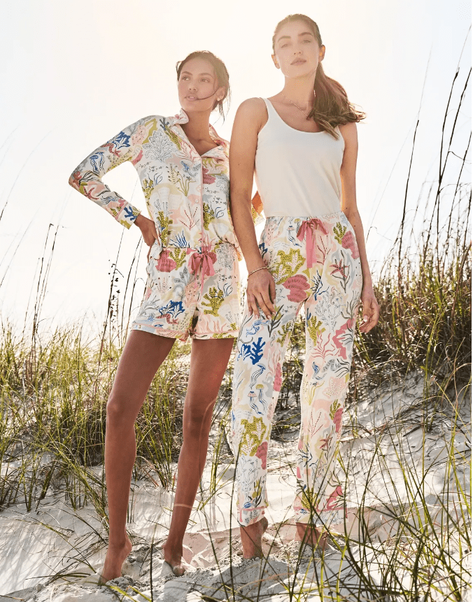 Pajama Short - Seafoam Mermaids