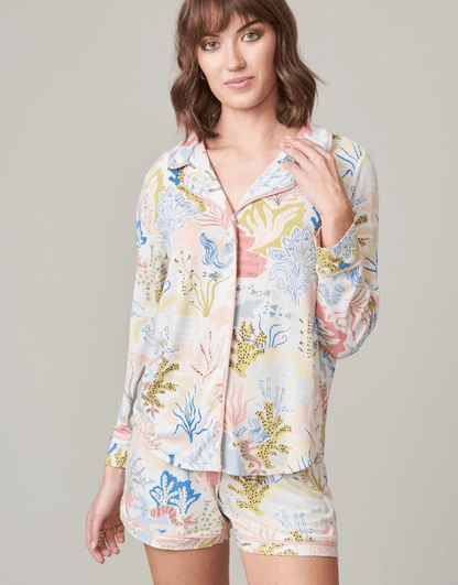 Pajama Short - Seafoam Mermaids