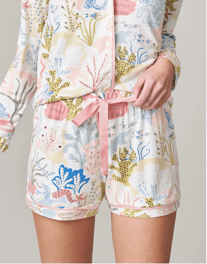 Pajama Short - Seafoam Mermaids