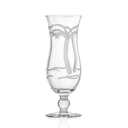 Palm Tree Etched Glassware