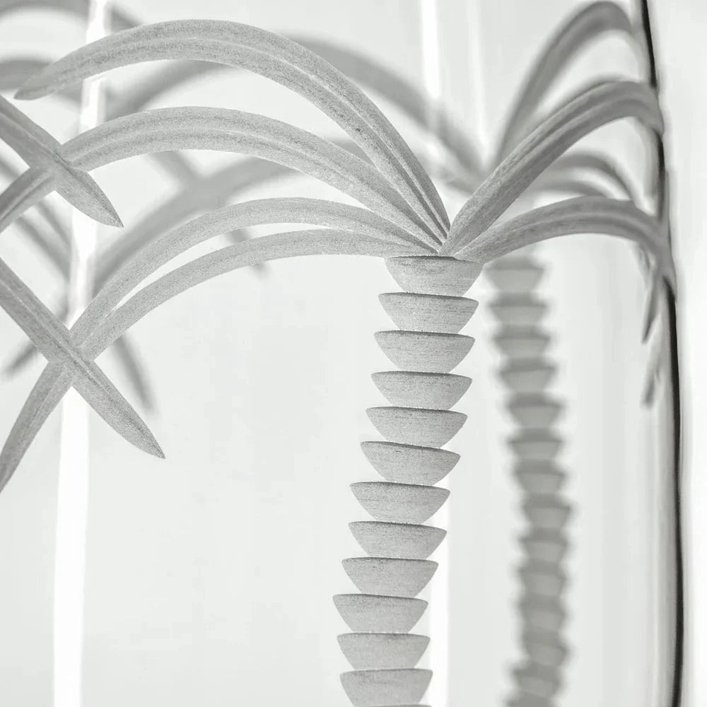 Palm Tree Etched Glassware