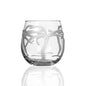 Palm Tree Etched Glassware