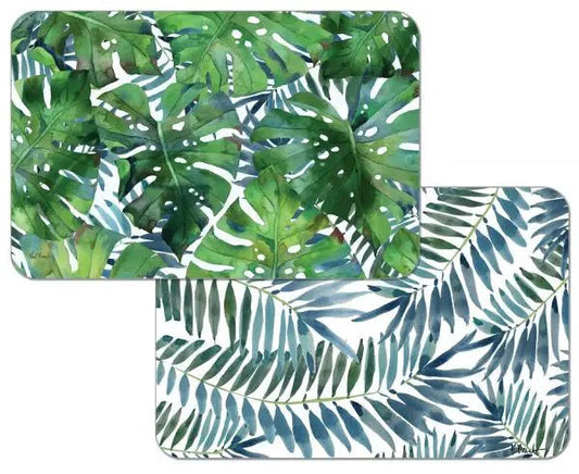 Palms Reversible Rectangular Plastic Placemat