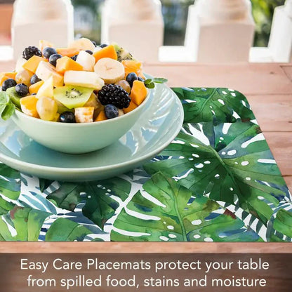 Palms Reversible Rectangular Plastic Placemat