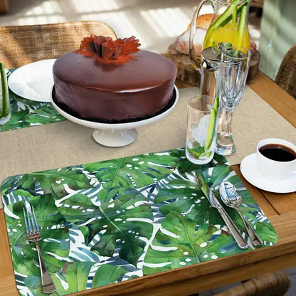 Palms Reversible Rectangular Plastic Placemat