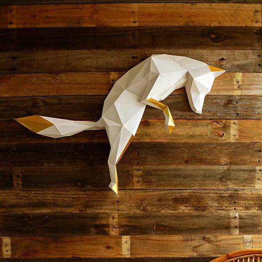 Fox Wall Art for Home Decor (DIY Papercraft)