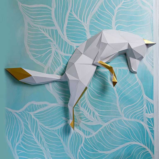 Fox Wall Art for Home Decor (DIY Papercraft)