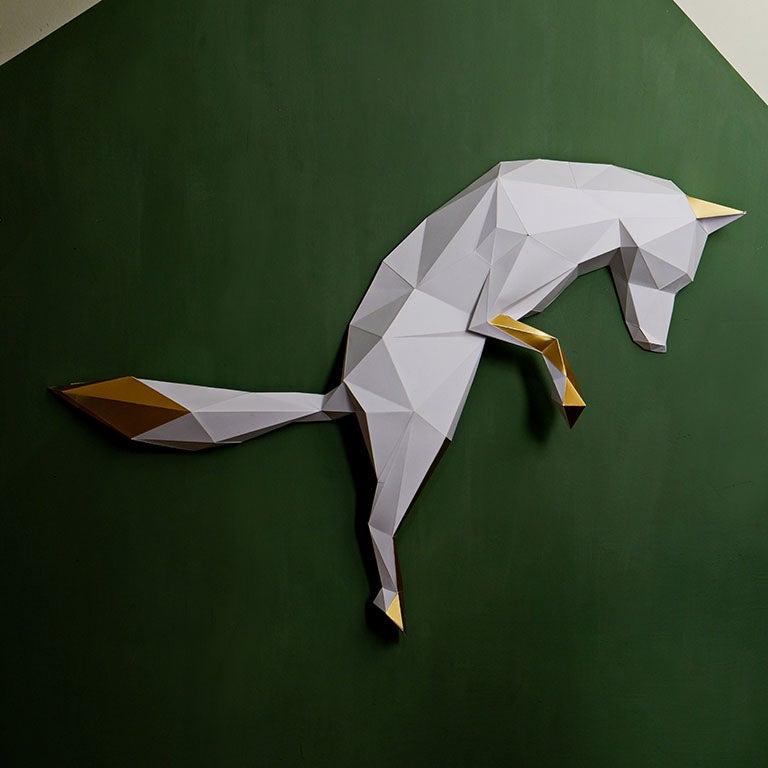 Fox Wall Art for Home Decor (DIY Papercraft)
