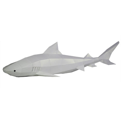 3D Shark Wall Art and Decor (DIY Papercraft)