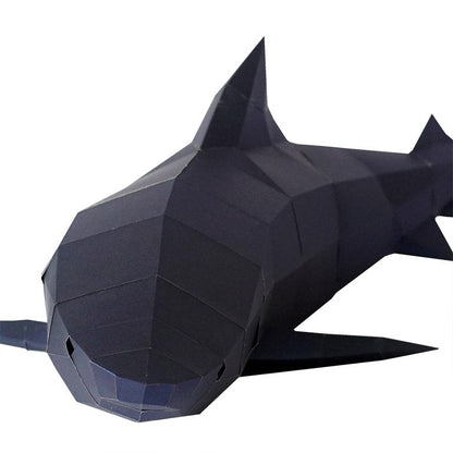 3D Shark Wall Art and Decor (DIY Papercraft)