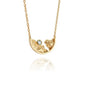 Paradise Necklace – 18K Gold Plated with Blue Topaz