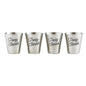 Party Starter Stainless Steel Shot Cups | Set of 4 Shot Glasses in