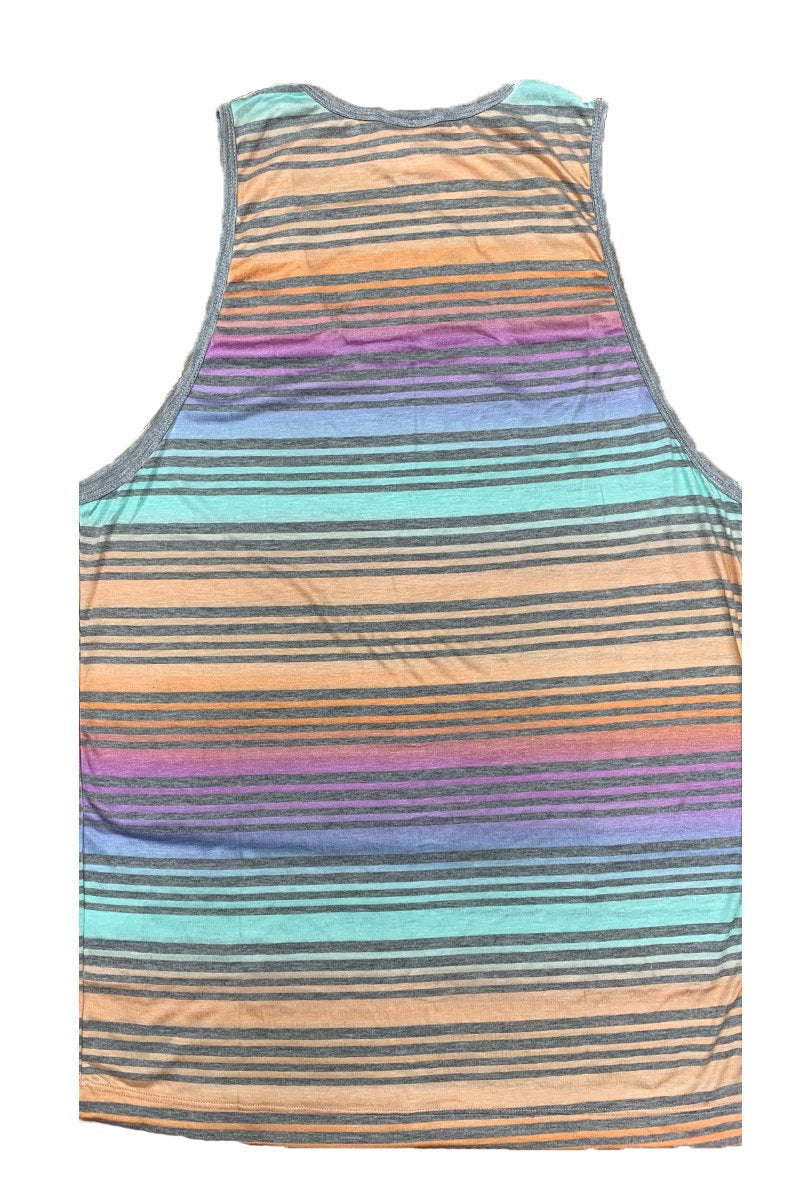 PASTEL STRIPED TANK TOP | Apparel | Kitchen + Metal