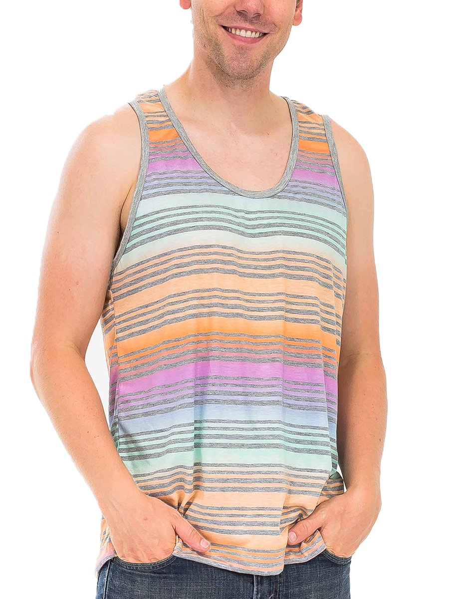 PASTEL STRIPED TANK TOP | Apparel | Kitchen + Metal