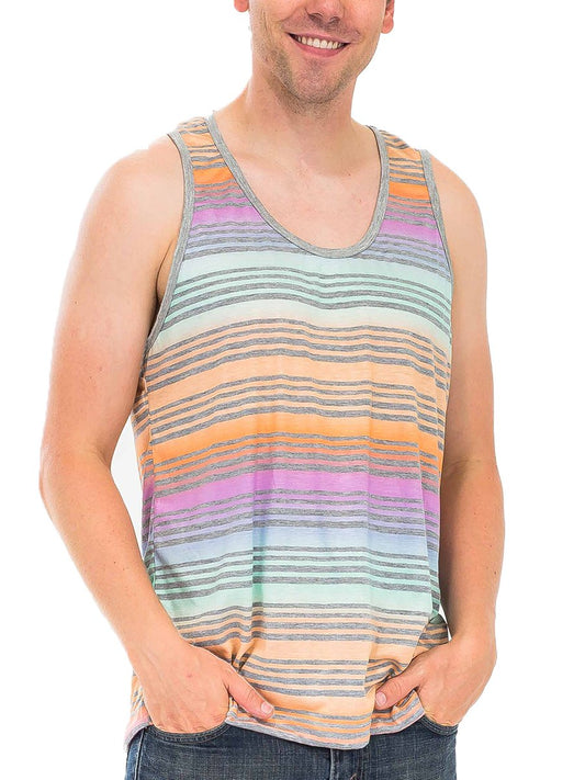 PASTEL STRIPED TANK TOP | Apparel | Kitchen + Metal