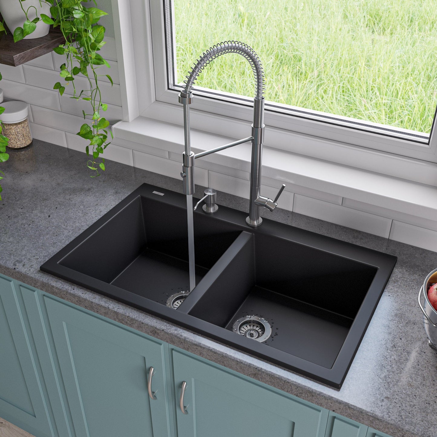 ALFI brand ABKF3732 Commercial Spring Kitchen Faucet