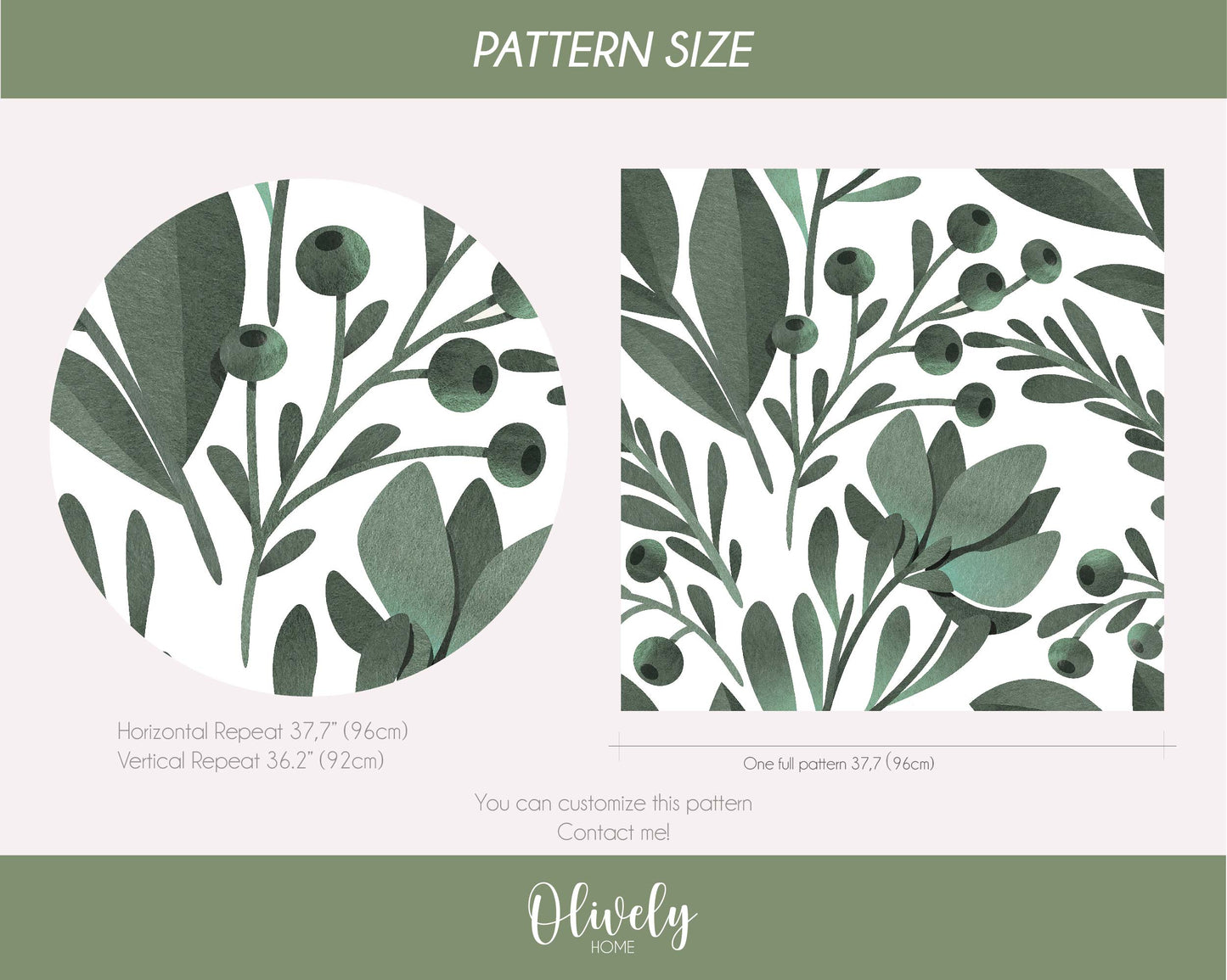 Green silky leaves wallpaper