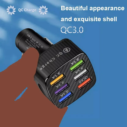 PBG 3 Port LED Voltage Wall Charger and 6 Port Car Charger