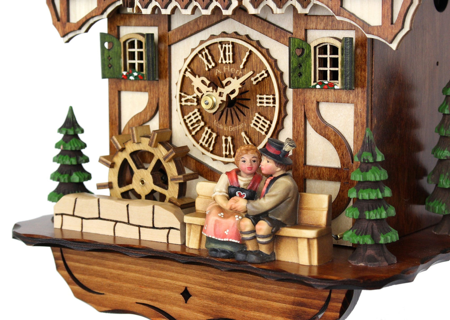 First Kiss - HerrZeit by Adolf Herr Cuckoo Clock