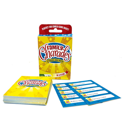 Family Charades Card Game