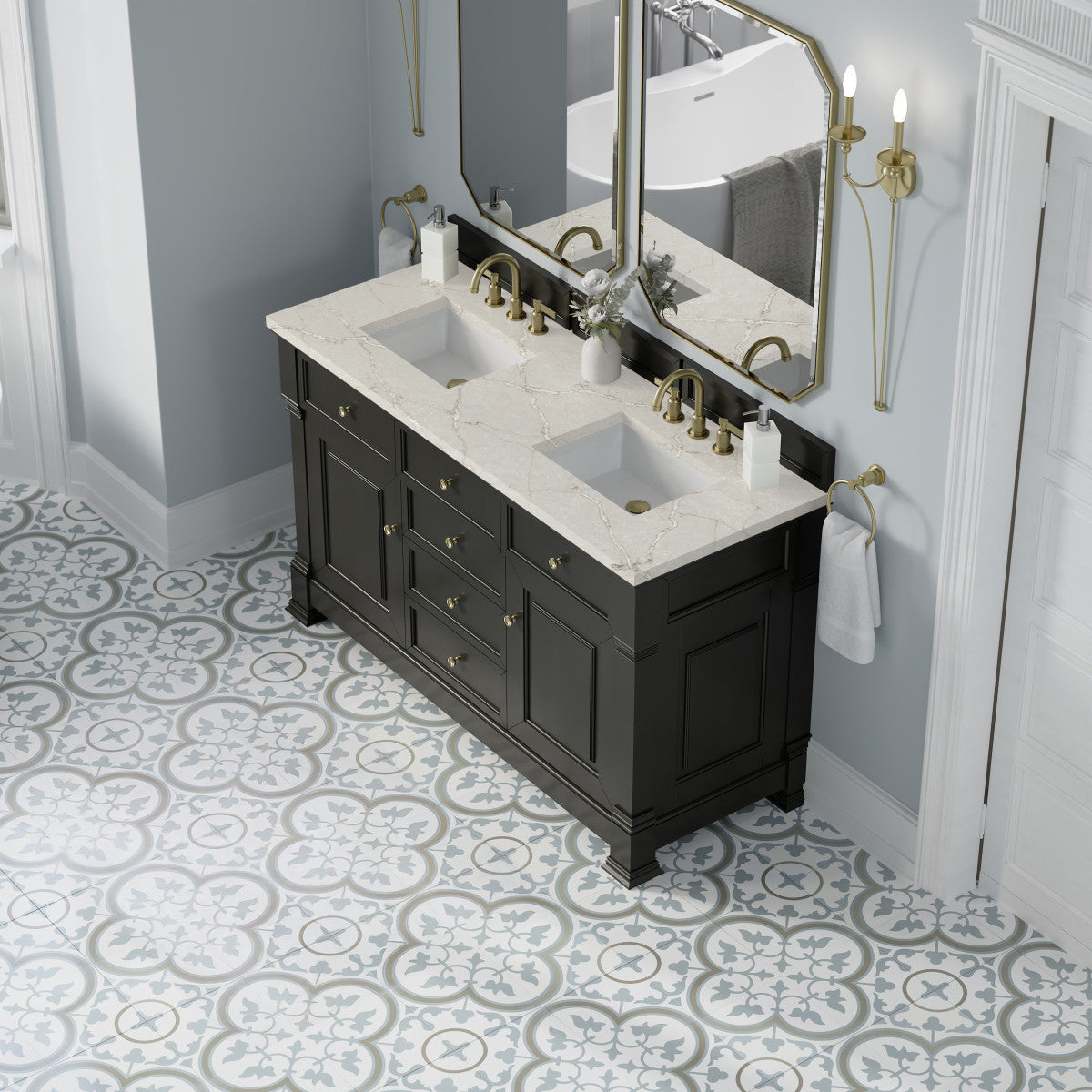 Brookfield 60" Double Vanity